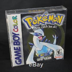 Pokemon Silver Version Nintendo Game Boy Color 2000 New, Factory Sealed withH-Seam