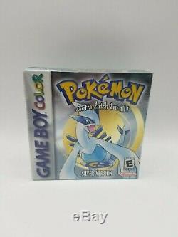 Pokemon Silver Version Rare Edition New Mint Color Gameboy Factory Sealed