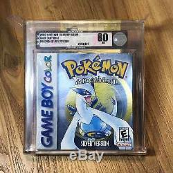 Pokemon Silver Version Sealed New Rare Gameboy Color Game Boy VGA Graded 80 NM