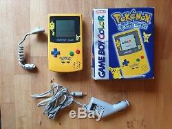 Pokemon Special Edition Nintendo Game Boy Color Console Boxed with Accessories