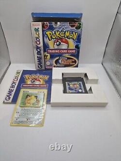 Pokémon Trading Card Game Gameboy Color Complete /W Meowth Promo Card PAL