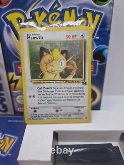 Pokémon Trading Card Game Gameboy Color Complete /W Meowth Promo Card PAL