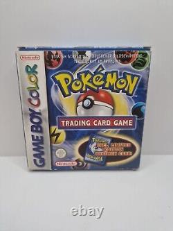 Pokémon Trading Card Game Gameboy Color Complete /W Meowth Promo Card PAL