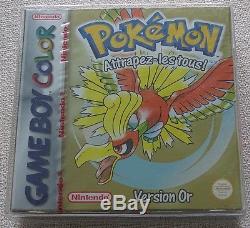 Pokemon Version Or Game Boy Color Gbc Neuf Sous Blister/new And Sealed