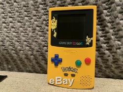 Pokemon Yellow Nintendo Game Boy Color Special Edition Handheld System Console
