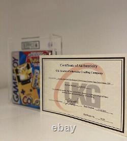 Pokemon Yellow Pikachu Gameboy Color Pak Sealed And Graded Vga Wata Ukg