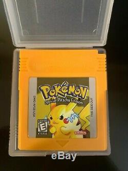 Pokemon Yellow Version GBC Gameboy Color Reproduction FAST FREE SHIPS FROM USA