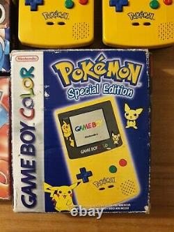 Pokemon red yellow Blue Boxed Nintendo Gameboy Color Pokemon Special Edition