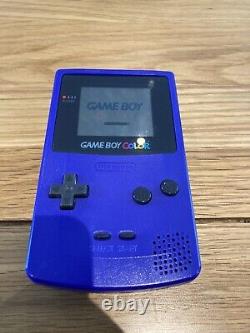 Purple Game Boy Color And Accessories