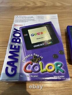 Purple Game Boy Color And Accessories