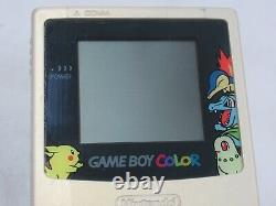 Q845 Nintendo Gameboy Color console Pokemon Center Limited Gold GBC RARE n
