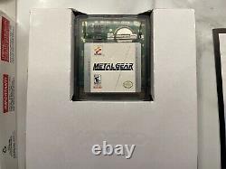 RARE Metal Gear Solid Gameboy Color Complete In Box, Working Save. V Good