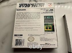 RARE Metal Gear Solid Gameboy Color Complete In Box, Working Save. V Good