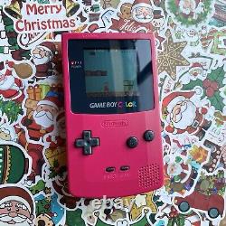 RED GAMEBOY COLOR? GENUINE? Nintendo Game Boy? BERRY RED