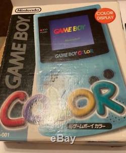 Rare Boxed Ice Blue Jap Gameboy Color Limited Edition Toys R Us Console Cgb-001