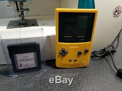 Rare Gameboy Color Software Cartridge Singer Sewing Machine Operation & Console