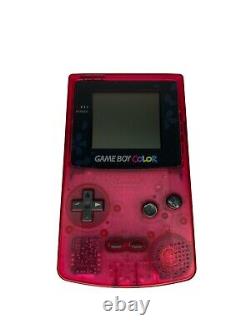 Rare Genuine Sakura Wars Nintendo Game Boy Colour Console Clear Cherry Pink