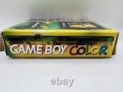 Rare Nintendo Transparent Green Gameboy Color Ozzie! Ozzie! Ozzie