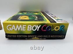 Rare Nintendo Transparent Green Gameboy Color Ozzie! Ozzie! Ozzie