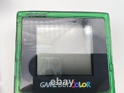 Rare Nintendo Transparent Green Gameboy Color Ozzie! Ozzie! Ozzie