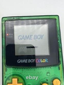 Rare Nintendo Transparent Green Gameboy Color Ozzie! Ozzie! Ozzie