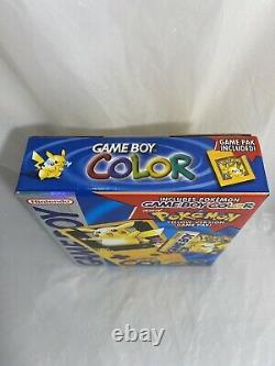 Rare Pokemon Game Boy Color Gbc Pokemon Yellow Ver. Game Pikachu New Sealed Nm
