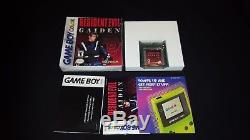Resident Evil Gaiden Gameboy Color CIB with original cellophane & inserts