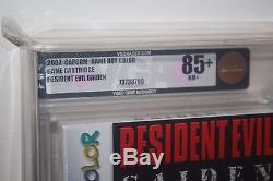 Resident Evil Gaiden (Gameboy Color) NEW SEALED H-SEAM, MINT GOLD VGA 85+, RARE