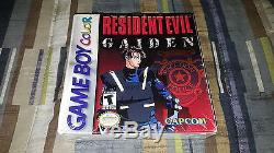 Resident Evil Gaiden (Nintendo Game Boy Color, 2002) New Factory Sealed RARE