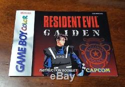 Resident Evil Gaiden (Nintendo Game Boy Color, GBC) Complete