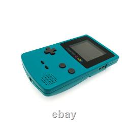 Retrofit Teal Green Nintendo Game Boy Color Console GBC System + Game Card