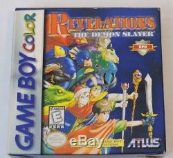 Revelations The Demon Slayer Nintendo Game Boy Color CIB Complete in box Game