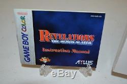 Revelations The Demon Slayer RPG (Nintendo Game Boy Color, 1999) GBC COMPLETE