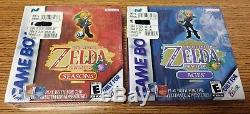SEALED! The Legend of Zelda Oracle of Ages & Seasons For Nintendo Game Boy Color