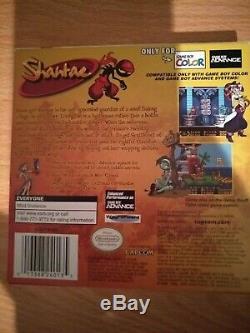 Shantae Gameboy Colour (Color) GBC Game Boxed Mint Condition