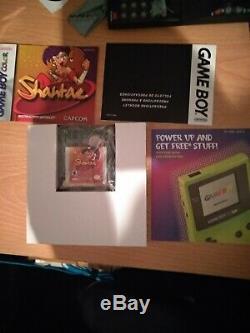 Shantae Gameboy Colour (Color) GBC Game Boxed Mint Condition