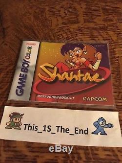 Shantae MANUAL ONLY (Nintendo Game Boy Color, 2002)