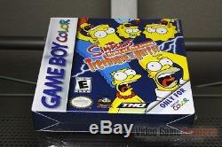 Simpsons Night of the Living Treehouse of Horror (Game Boy Color, 2001) H-SEAM