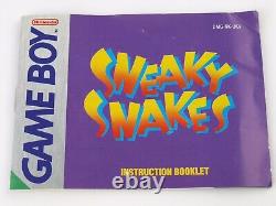 Sneaky Snakes Nintendo Game Boy Boxed CIB UKV