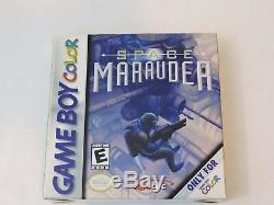 Space Marauder Nintendo Game Boy Color CIB Complete in box Game Manual