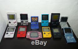 Superbe lot consoles Game Boy classic / color / advance SP AGS-101 Nintendo