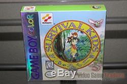 Survival Kids (Game Boy Color, 1999) H-SEAM SEALED! EXCELLENT! ULTRA RARE