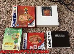 THE LEGEND OF ZELDA ORACLE OF SEASONS (Nintendo Game Boy Color, 2001) CIB Mint