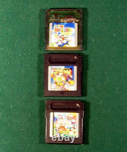 Teal Nintendo Game Boy Color Handheld Bundle with 6 Games, Case, Charger, Link