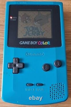 Teal Nintendo Gameboy Color Console! PLUS ZELDA, SUPER MARIO, TOM & JERRY