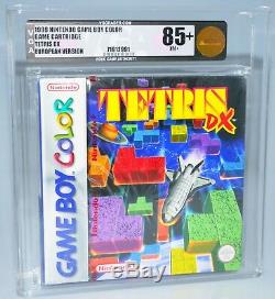 Tetris DX Nintendo Game Boy Color GBC SEALED VGA 85+ red strip