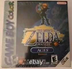 The Legend of Zelda Oracle of Ages / Seasons GameBoy Color Mint / Sealed