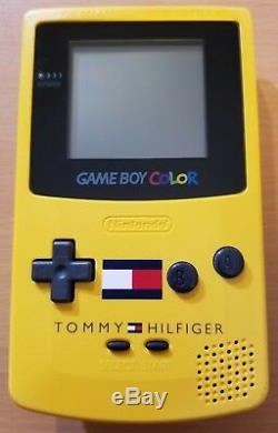 Tommy Hilfiger x Nintendo Game Boy Color with Dr. Mario CGB-001 yellow led TESTED