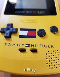 Tommy Hilfiger x Nintendo Game Boy Color with Dr. Mario CGB-001 yellow led TESTED