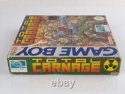 Total Carnage Nintendo Game Boy Boxed UKV